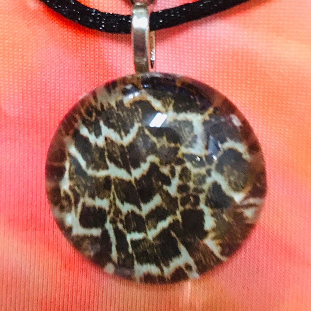 Marvel Glass One of Kind Handmade Necklace